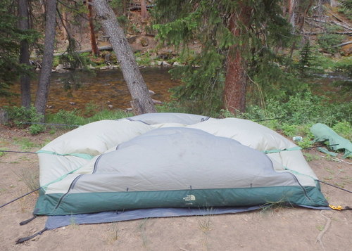 GDMBR: Deflating Tent in Turtle Mode.